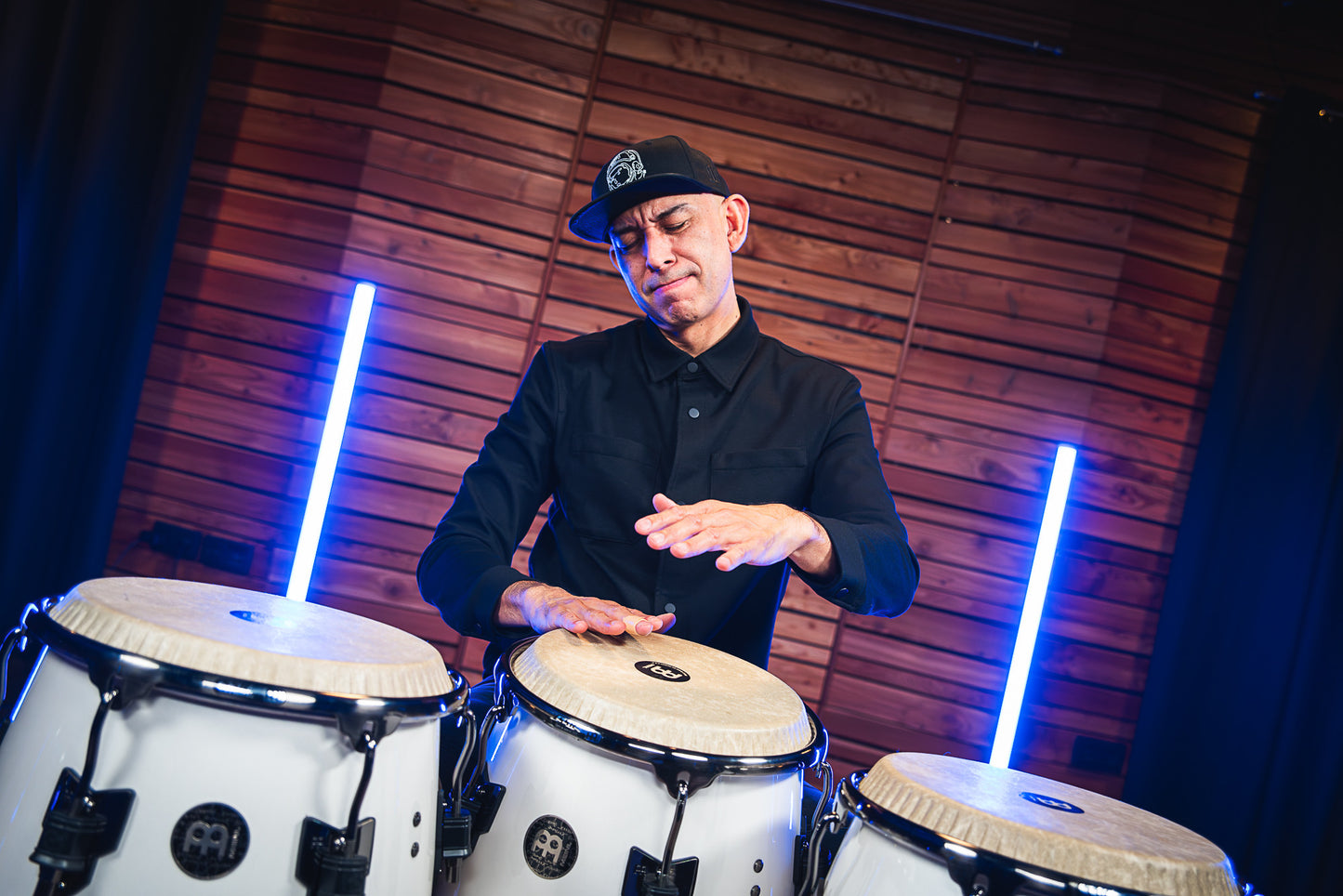 MEINL Percussion Artist Series Roberto Serrano Quinto 11"/REMO® Fiberskyn Heads - Pearl White