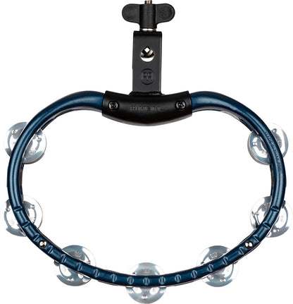 MEINL Percussion Traditional Mountable ABS Series Molded ABS Tambourine - blau/Aluminium Jingles