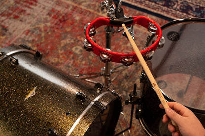 MEINL Percussion Headliner® Series Mountable Molded ABS Tambourine - Red