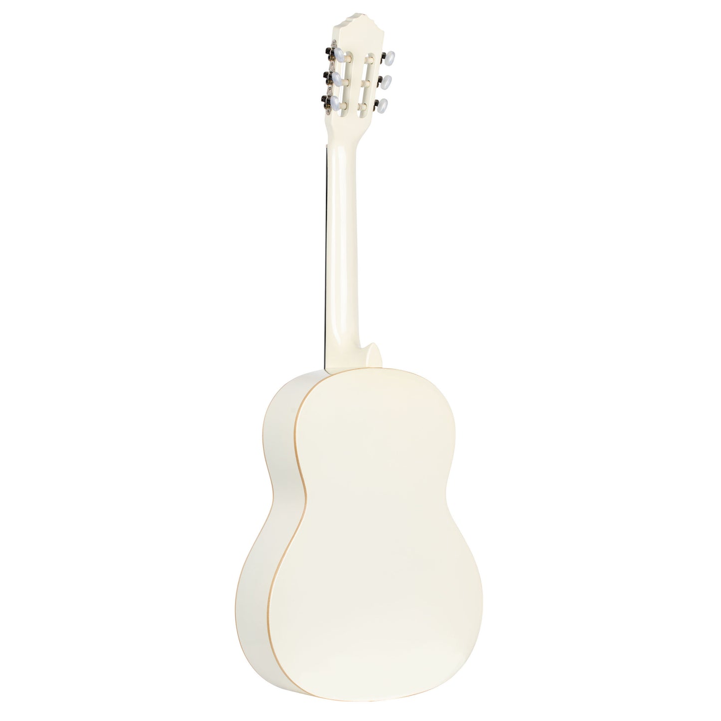 ORTEGA Family Series 4/4 Slim Neck Konzertgitarre 6 String - Weiß + Bag
