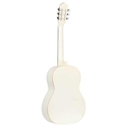 ORTEGA Family Series 4/4 Slim Neck Konzertgitarre 6 String - Weiß + Bag