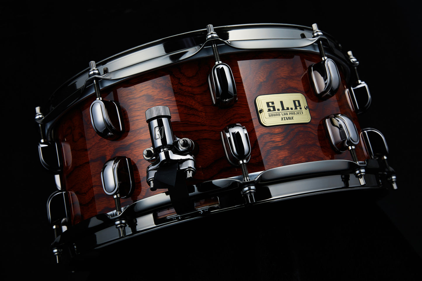 TAMA Sound Lab Project G-Bubinga Snaredrum 14" x 6"- Natural Quilted Bubinga