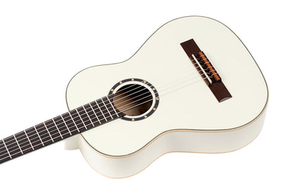 ORTEGA Family Series 1/2 Konzertgitarre 6 String - Weiß + Bag