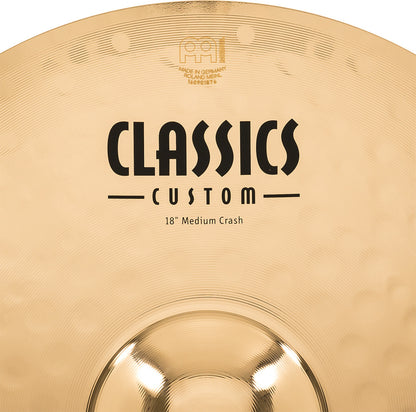 MEINL Cymbals Classics Custom Brilliant Medium Crash - 18"