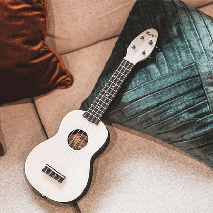 KEIKI K2 Serie Sopran Ukulele Set - Agathis / ABS Silent Clouds
