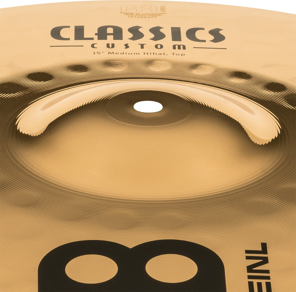 MEINL Cymbals Classics Custom Brilliant Medium Hihat - 15"