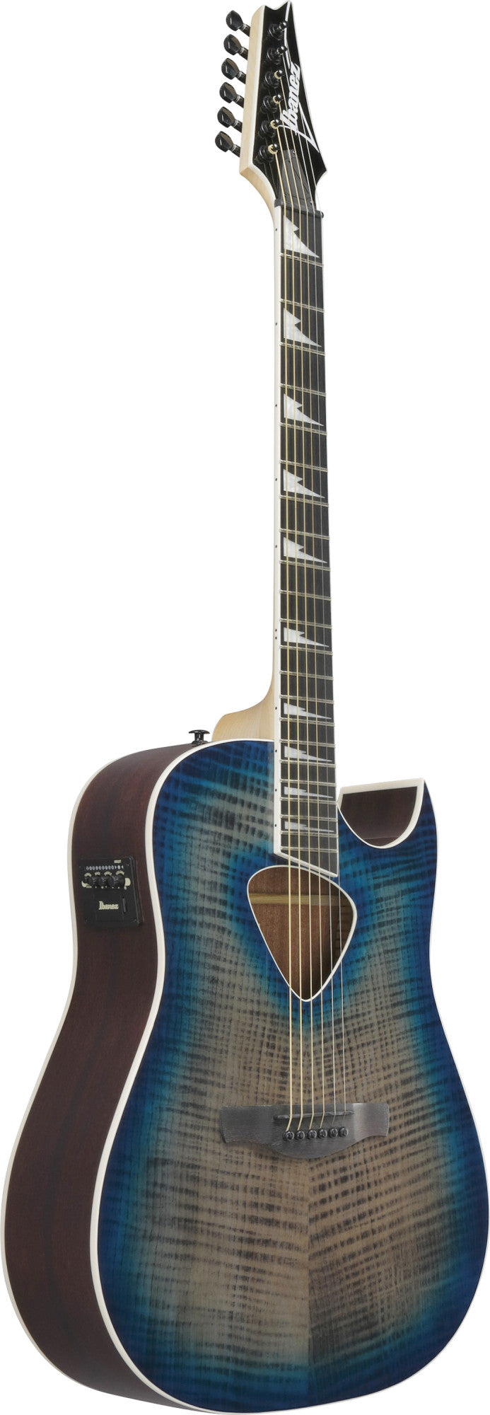 IBANEZ ALT Acoustic Guitar 6-String - Blue Doom Burst High Gloss