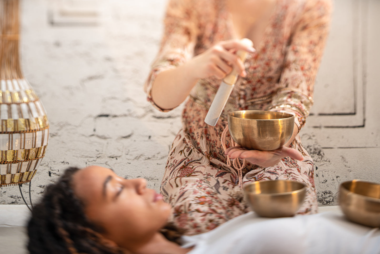 MEINL Sonic Energy Universal Series Singing Bowl Set 4 teilig - 400/500/600g + Mallet