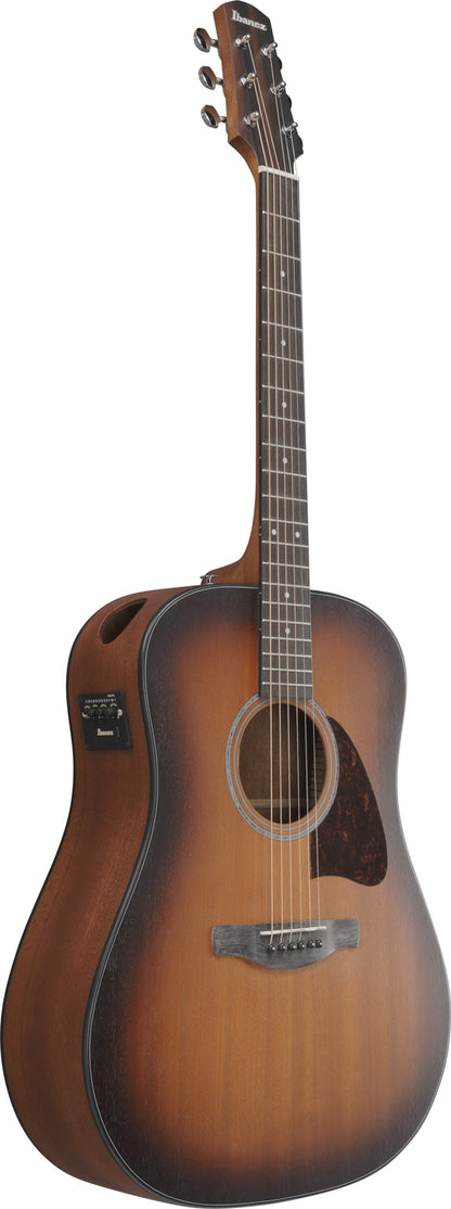 IBANEZ Advanced Acoustic AAD Acoustic Guitar 6-String - Open Pore Mahogany Sunburst