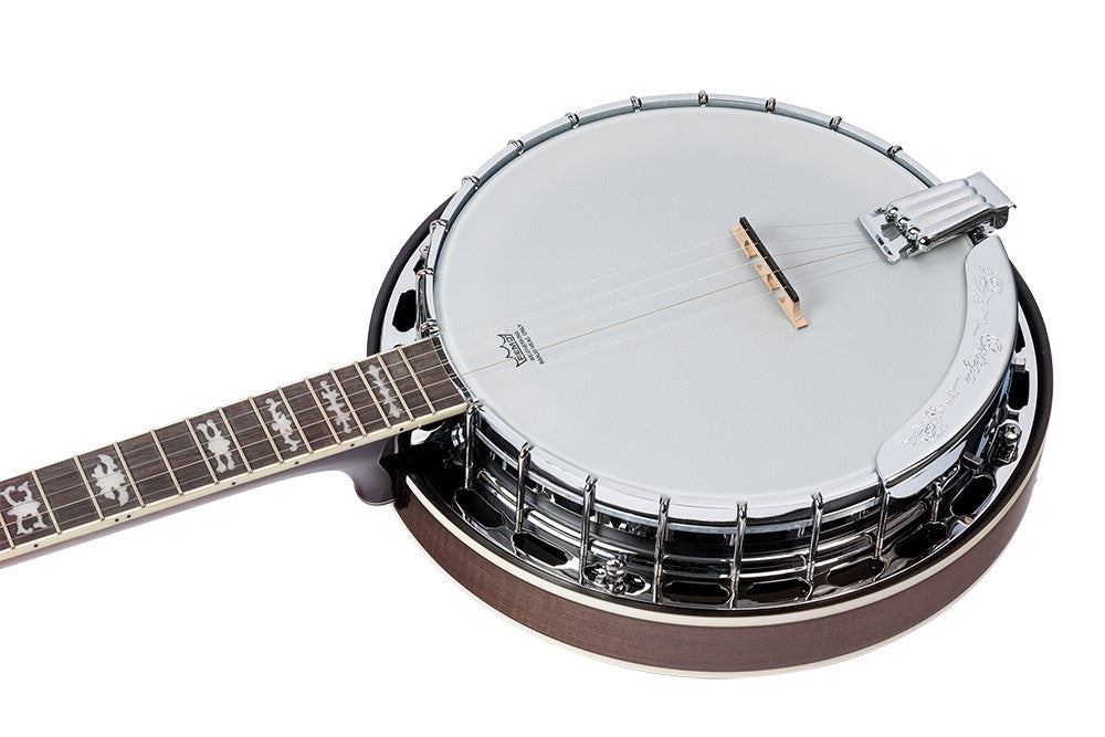 ORTEGA Falcon Serie Banjo 5 String - Flamed Maple Natural + Bag