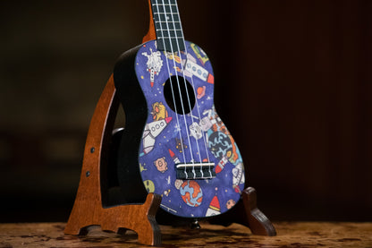 KEIKI K2 Series Soprano Ukulele Set - Agathis / ABS Spaceman
