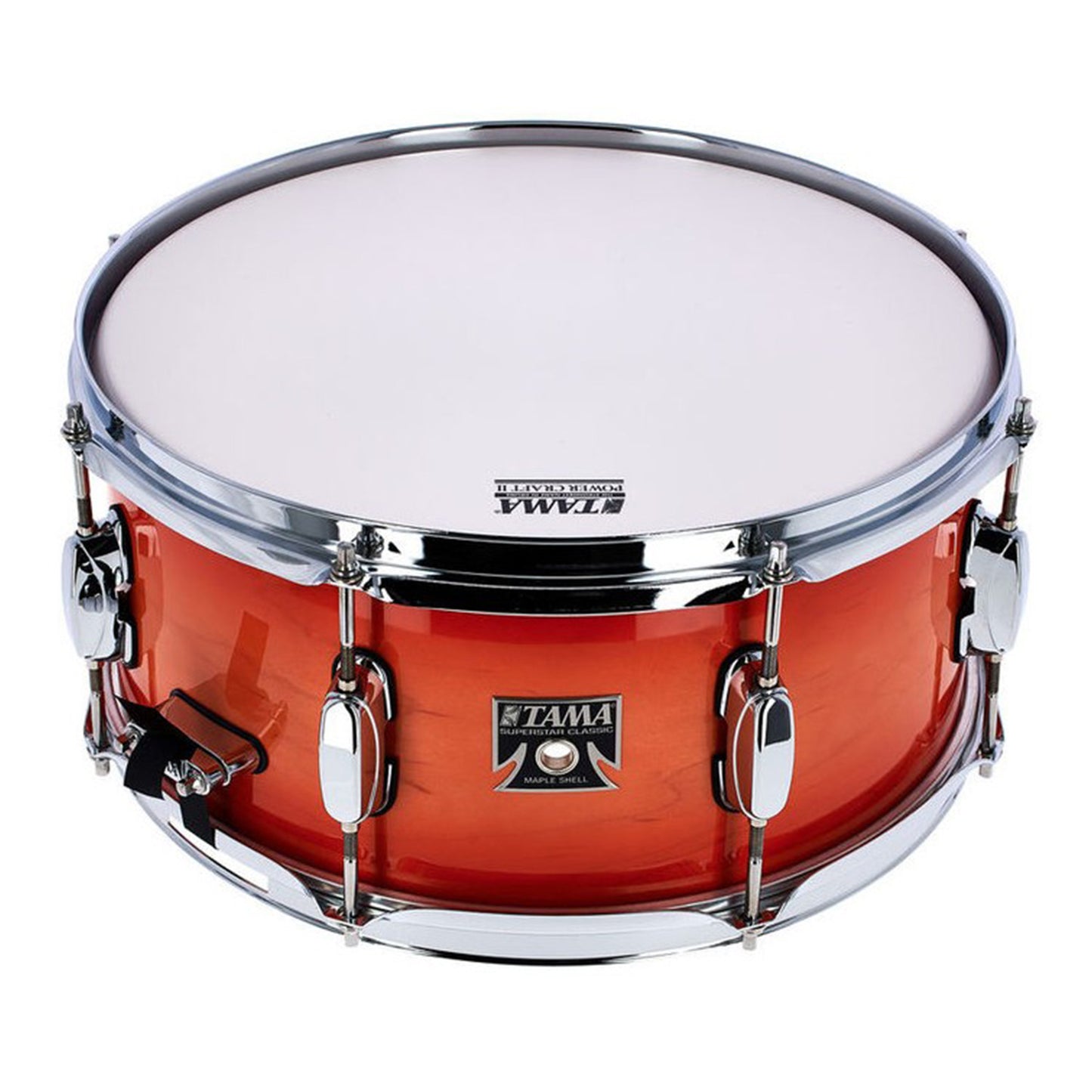 TAMA Superstar Classic Maple Snaredrum 14" x 6,5" - Tangerine Lacquer Burst/Chrom HW