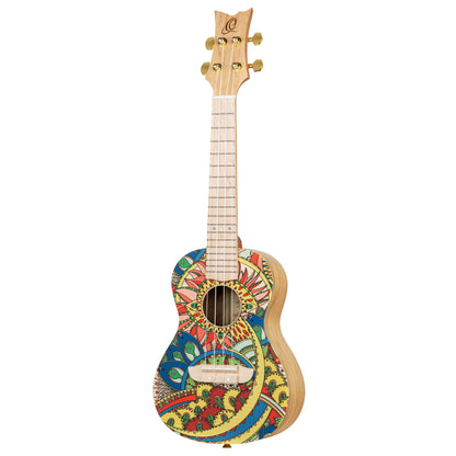 ORTEGA Art Serie Konzert Ukulele 4 String - Spruce / Catalpa Mystic India