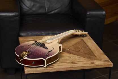 ORTEGA Americana Series F-Style Mandolin + Croco Leather Case