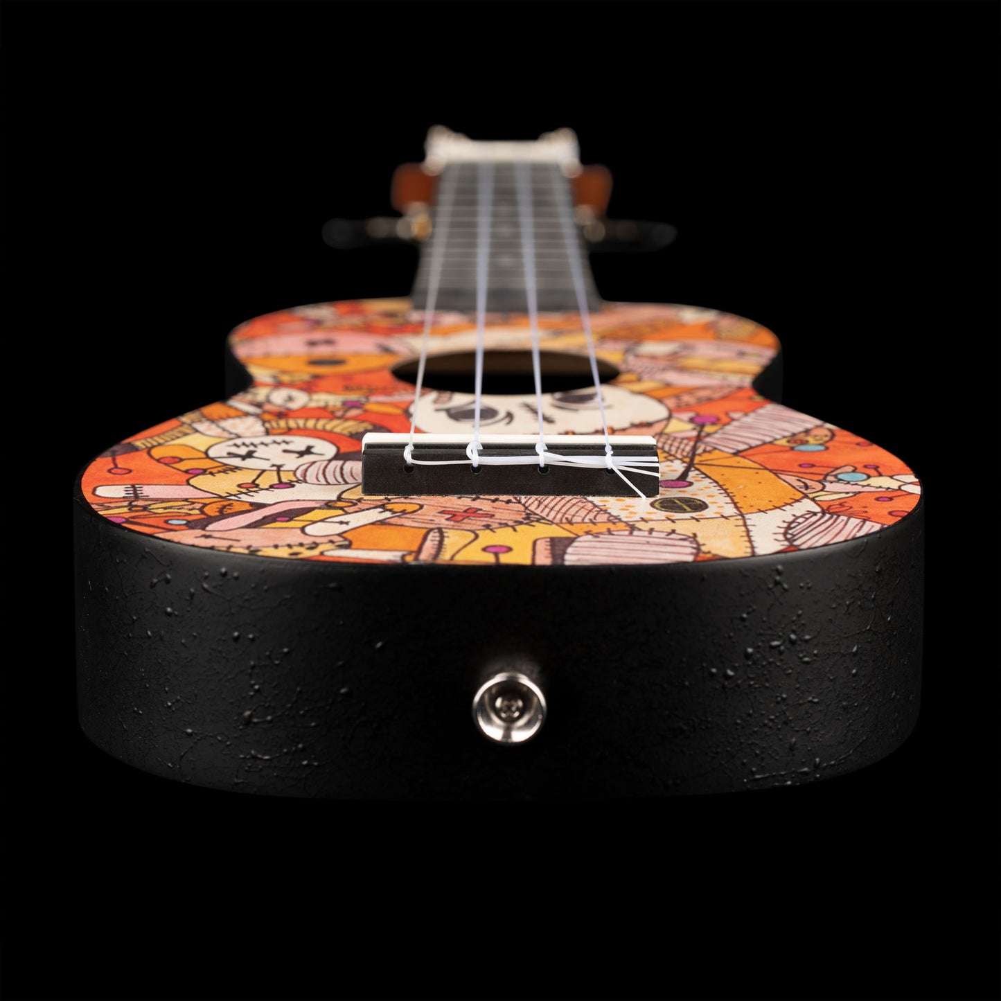 KEIKI K2 Serie Sopran Ukulele Set - Agathis / ABS Voodoo Puppet