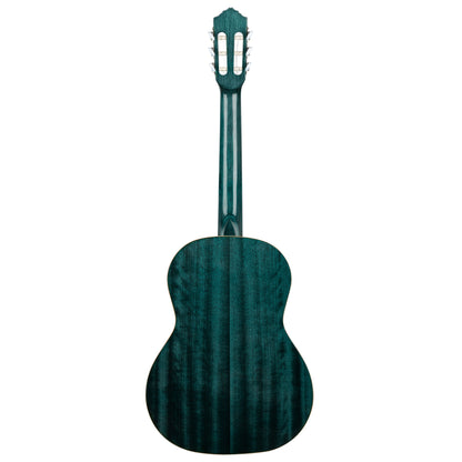 ORTEGA Family Series 4/4 Slim Neck Konzertgitarre 6 String - Ocean Blue + Bag
