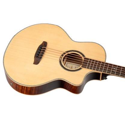 ORTEGA Ken Taylor Signature Series Acoustic Bass 5-String - Natural + Gigbag