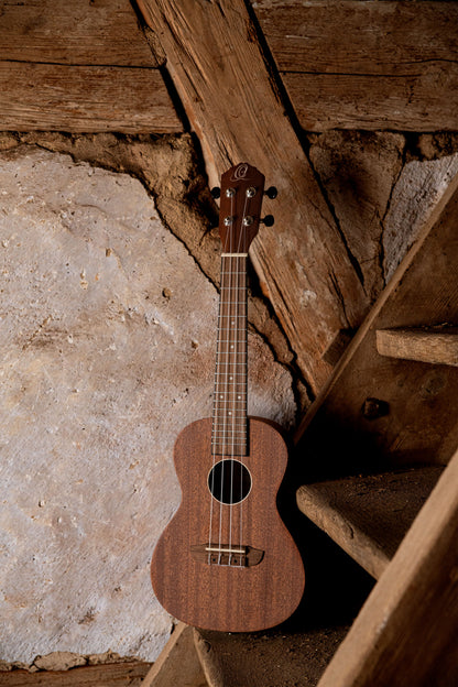 ORTEGA Timber Series Concert Ukulele 4 String - Sapele Natural + Bag