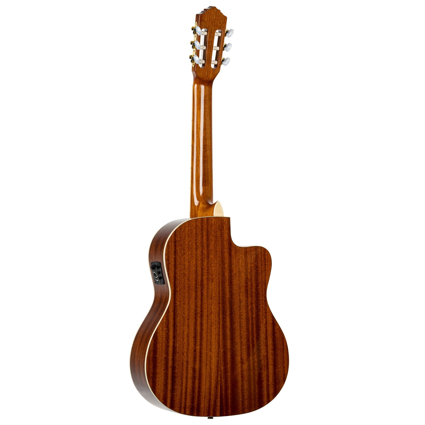 ORTEGA Family Series Pro 4/4 Konzertgitarre 6 String Lefty - Massive Fichte / Mahagoni Natur + Bag