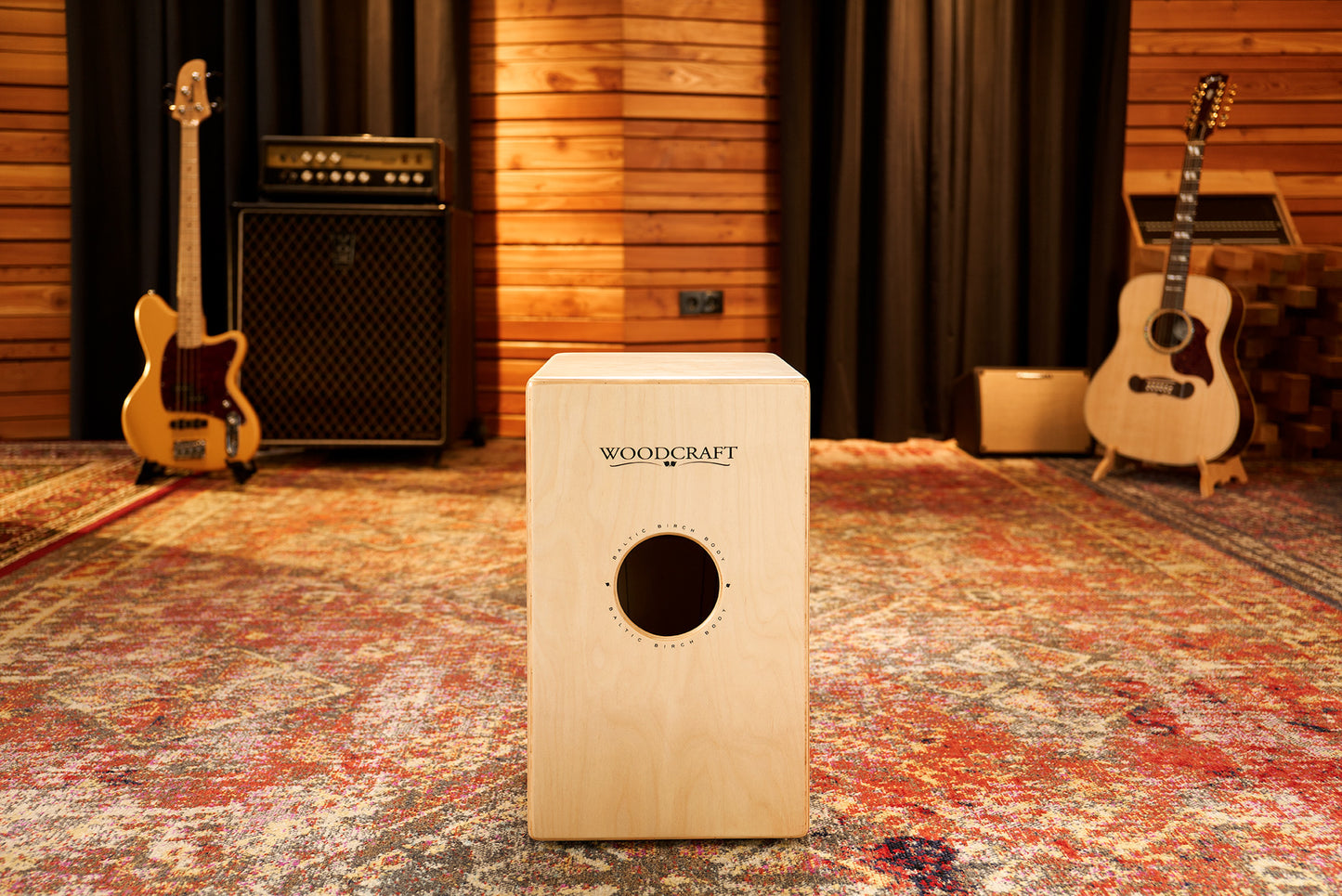 MEINL Percussion Woodcraft Series String Cajon - Espresso Burst