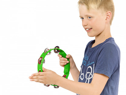 NINO Percussion Compact Molded ABS Tambourine - 8"