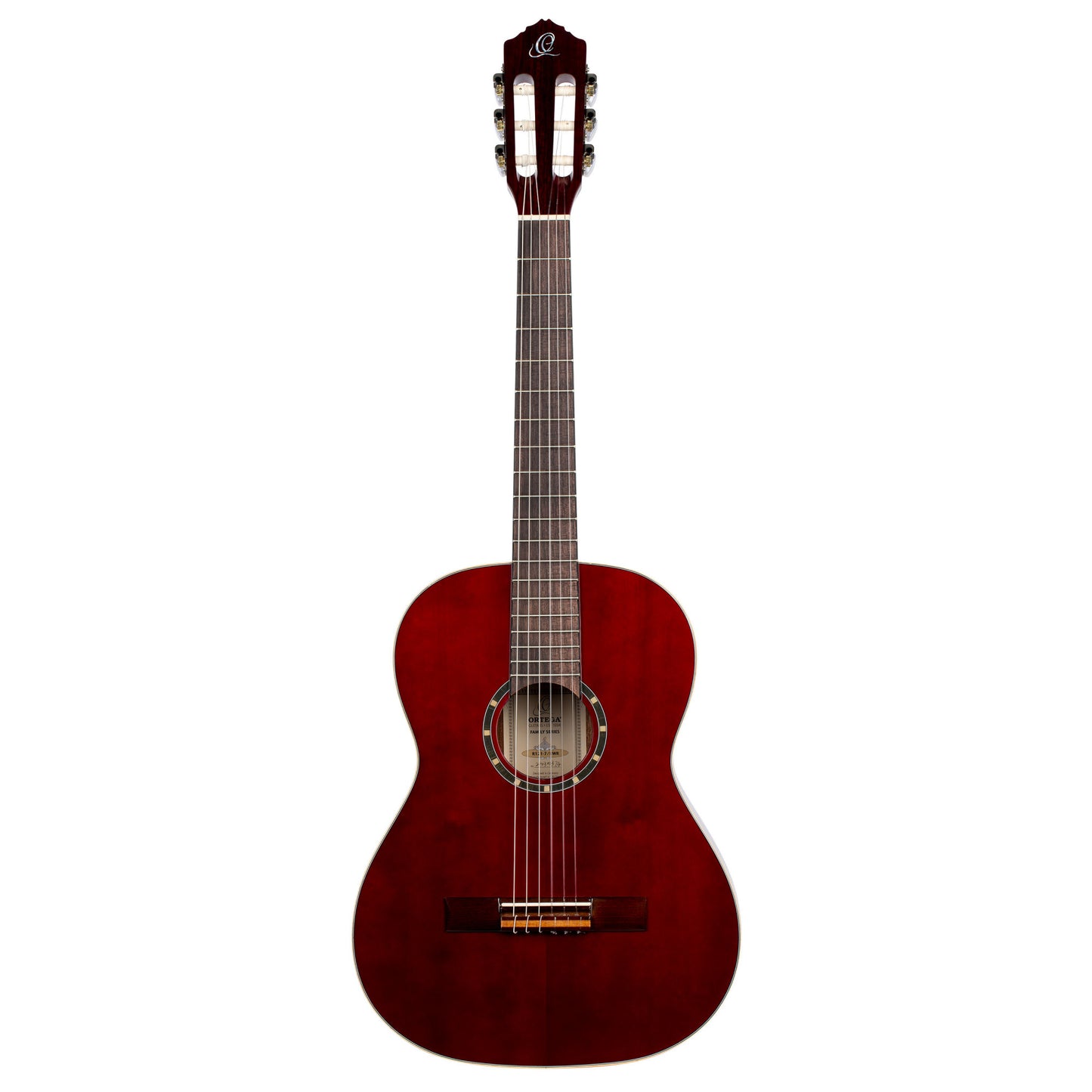 ORTEGA Family Series 7/8 Konzertgitarre 6 String - Weinrot + Bag