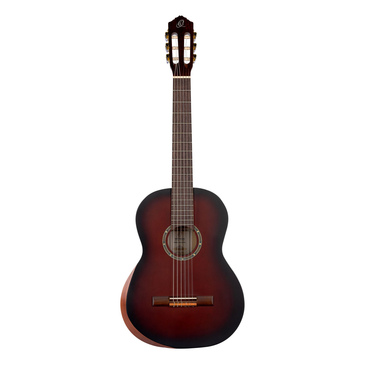 ORTEGA Student Series Pro DeLuxe 4/4 Classical Guitar 6 String - Solid Spruce / Catalpa Bourbon Fade
