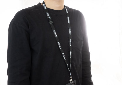 TAMA Lanyard - Black/White Logos