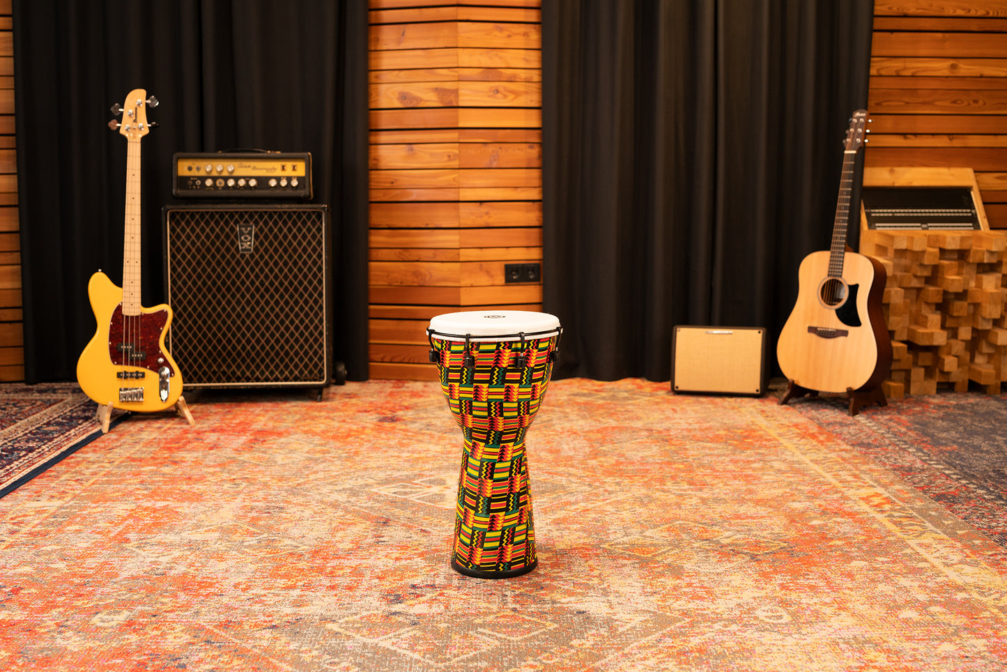 MEINL Percussion Alpine Series Synthetic Djembe - 10" Simbra Finish