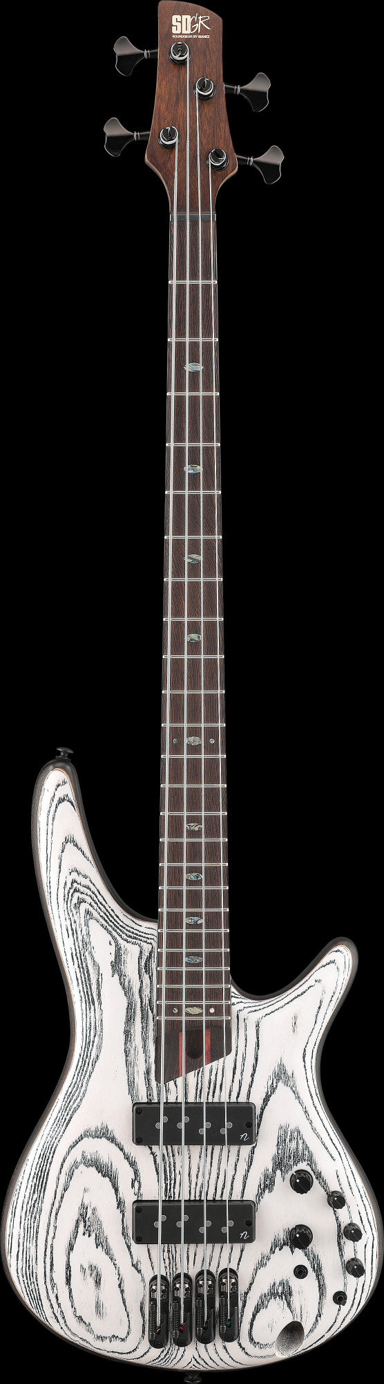 IBANEZ Premium SR E-Bass 4-String - Icebreaker Wave Flat + Gigbag
