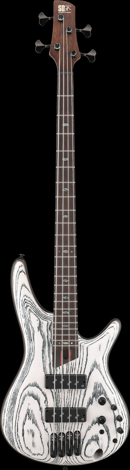 IBANEZ Premium SR E-Bass 4-String - Icebreaker Wave Flat + Gigbag