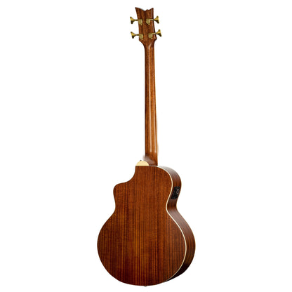ORTEGA Deep Series 8 Medium Scale Acoustic Bass 4 String - Spruce / Mahogany Black
