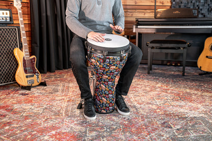MEINL Percussion Jumbo Djembe 14" - Day Of The Dead