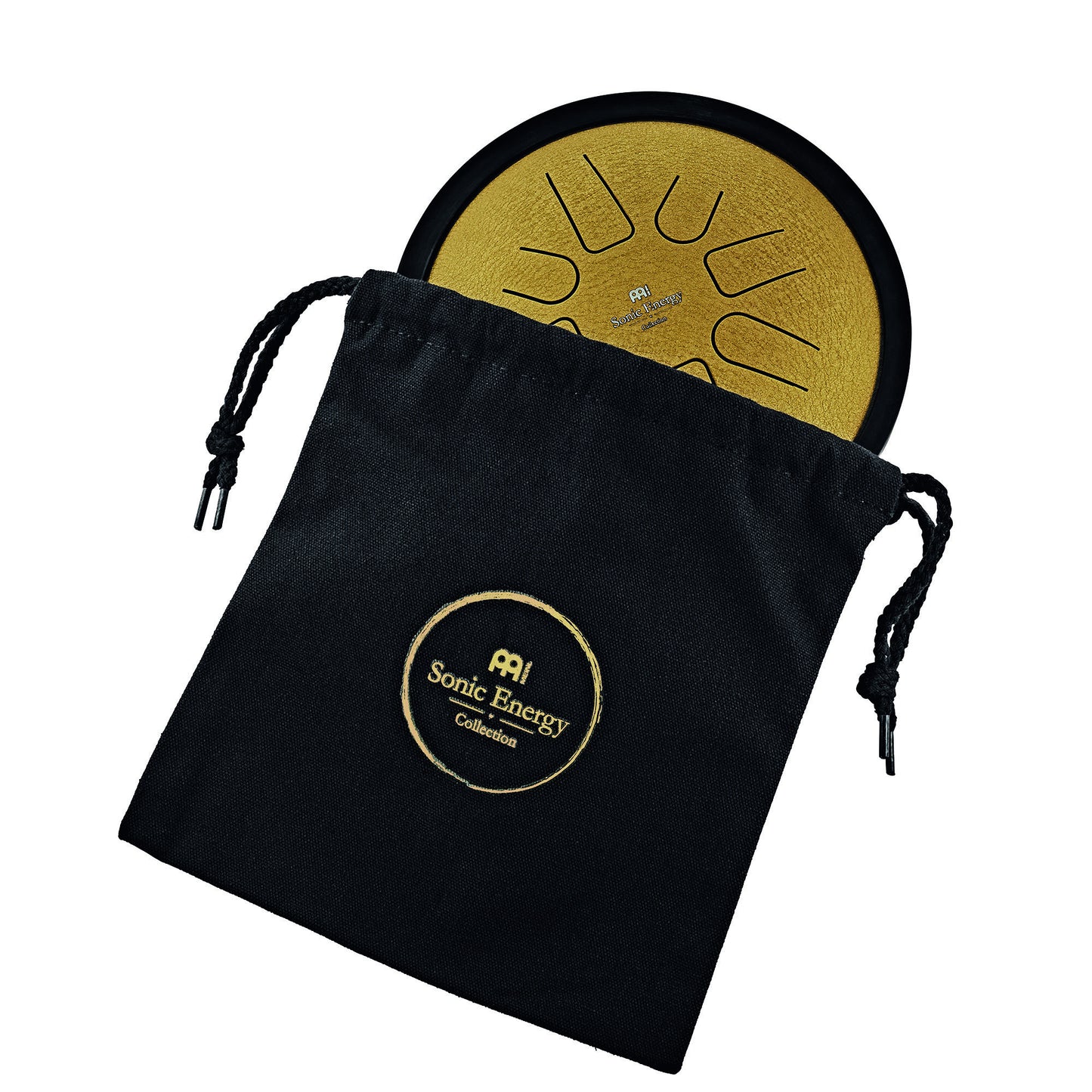 MEINL Sonic Energy Small Steel Tongue Drum 7" - C Moll/8 Töne/440 Hz - Gold