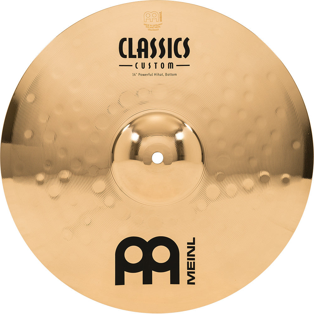 MEINL Cymbals Classic Custom Brilliant Powerful Hihat - 14"