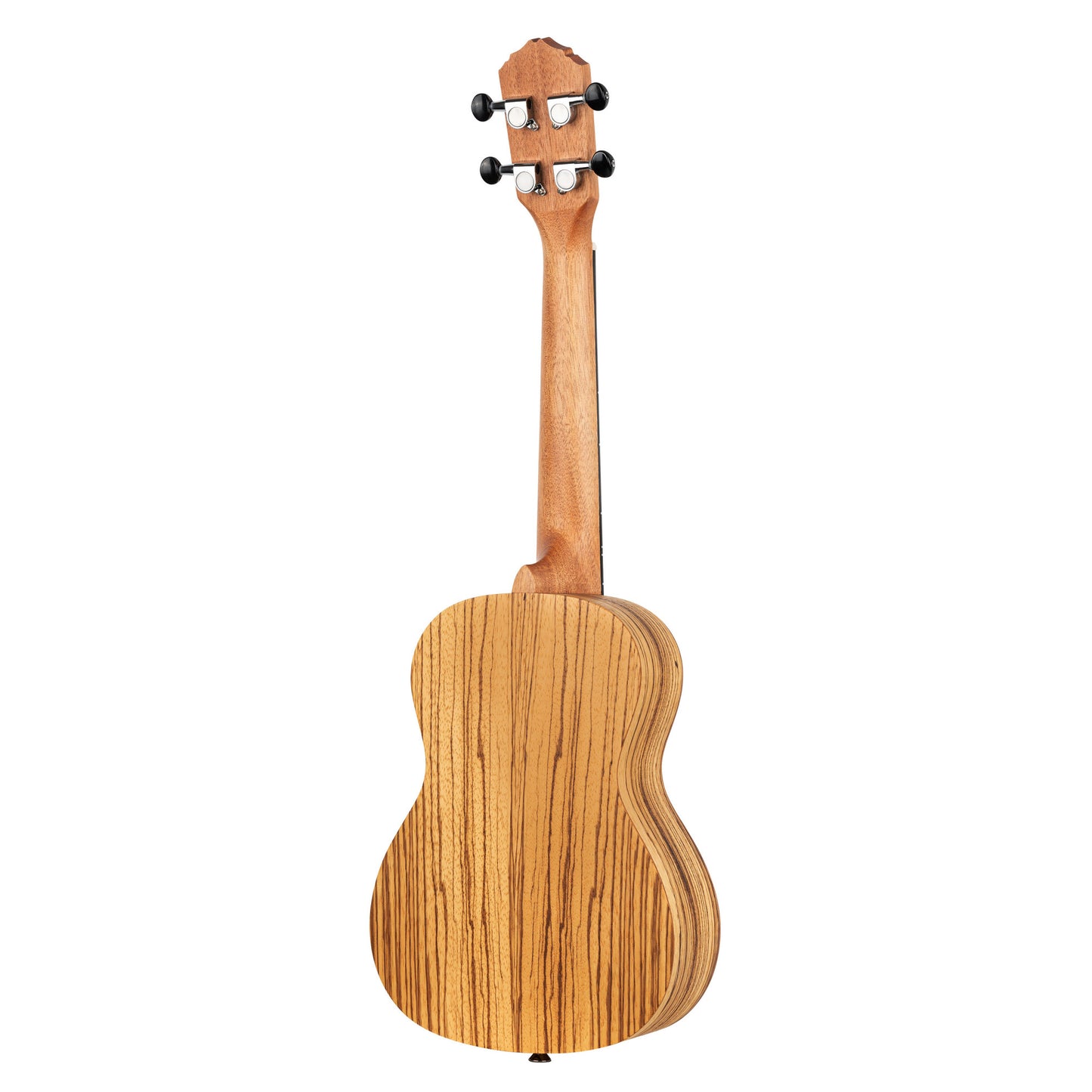 ORTEGA Timber Series Concert Ukulele 4 String - Zebrawood Natural + Bag