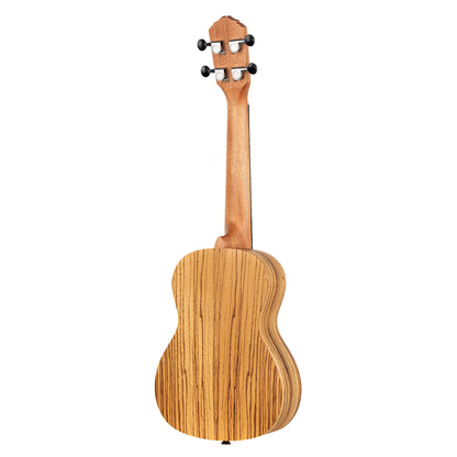ORTEGA Timber Series Concert Ukulele 4 String - Zebrawood Natural + Bag
