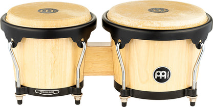 MEINL Percussion Headliner Series Wood Bongo 6 3/4" Macho & 8" Hembra - Natural