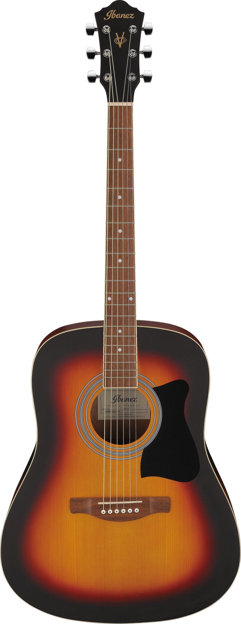 IBANEZ Jampack Acoustic Guitar Set 6-String - Open Pore Vintage Sunburst + Gig Bag, Strap, Tuner & Picks