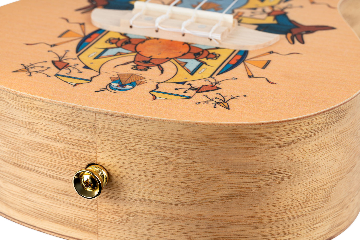 ORTEGA Art Serie Konzert Ukulele 4 String - Spruce / Catalpa Egypt