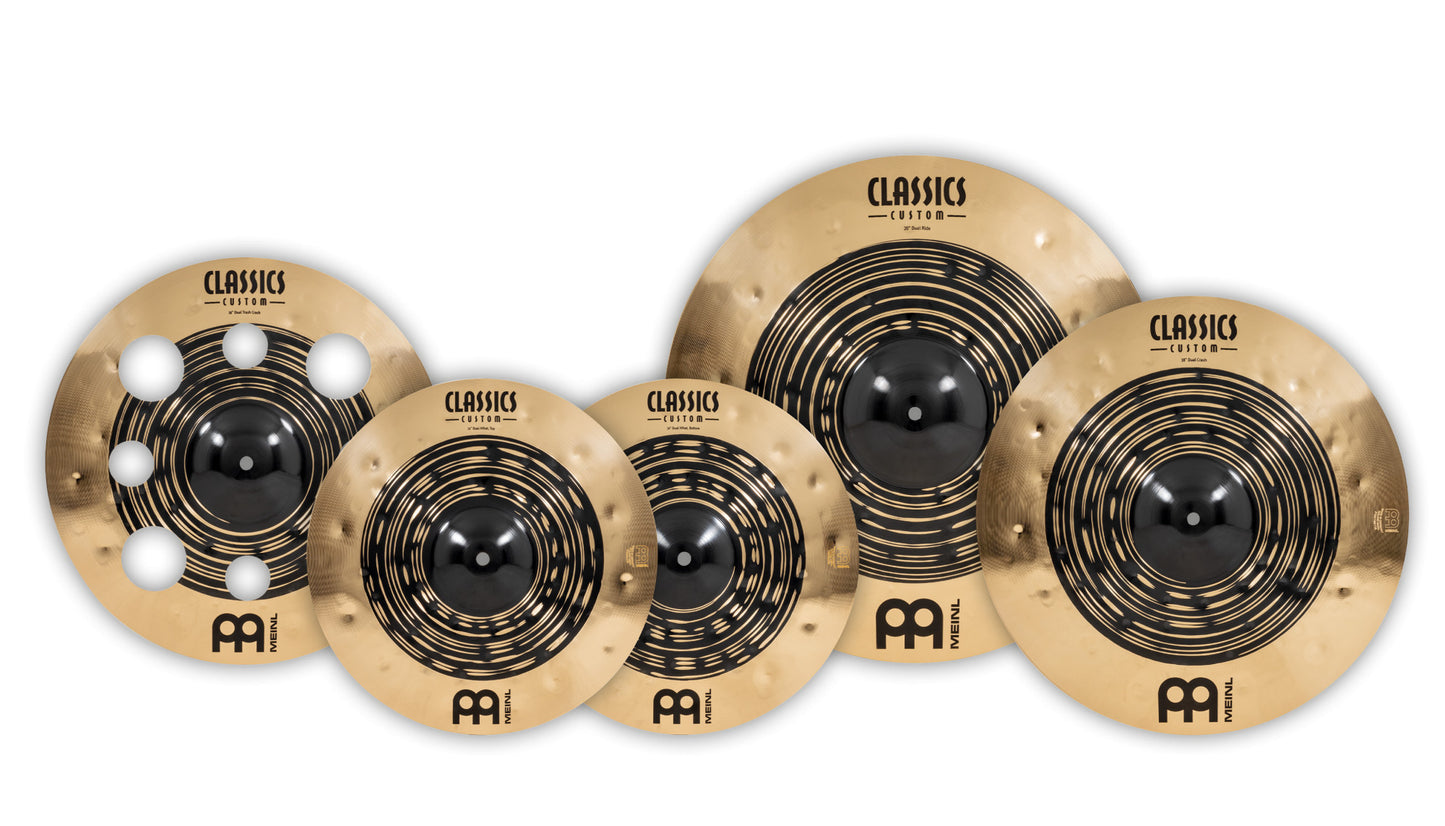MEINL Cymbals Classics Custom Dual Expanded Cymbal Set - 14" / 16" / 18" / 20"