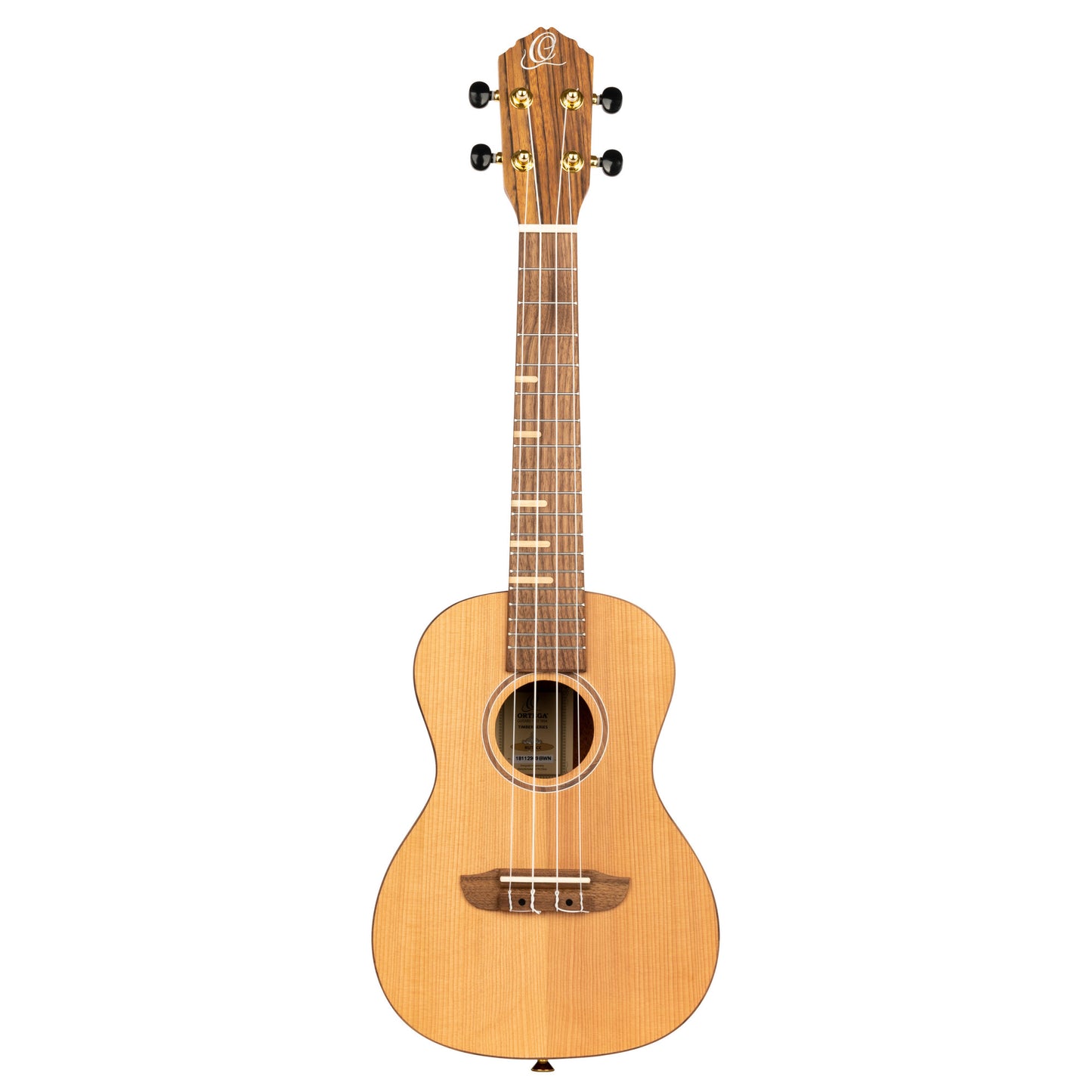 ORTEGA Timber Series Concert Ukulele 4 String - Solid Cedar / Walnut Natural + Bag