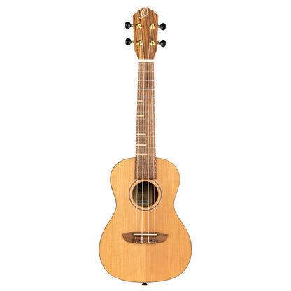 ORTEGA Timber Series Concert Ukulele 4 String - Solid Cedar / Walnut Natural + Bag