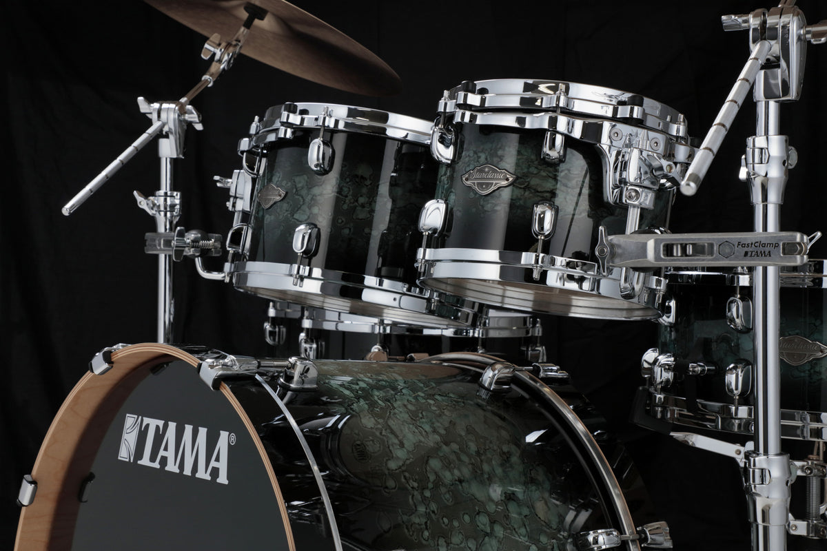 TAMA Starclassic Performer Shell Kit 5 pcs - Molten Steel Blue Burst/Chrome HW