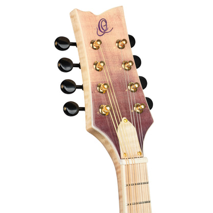 ORTEGA Americana Series F-Style Mandolin + Croco Leather Case