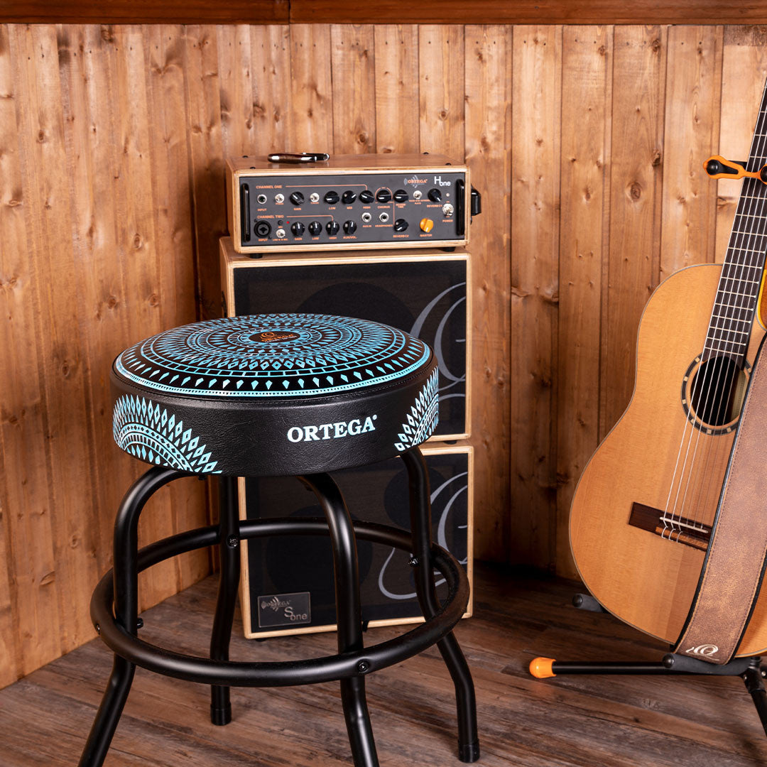 ORTEGA Bar-Stool 24" - Blue Kaleidoscope