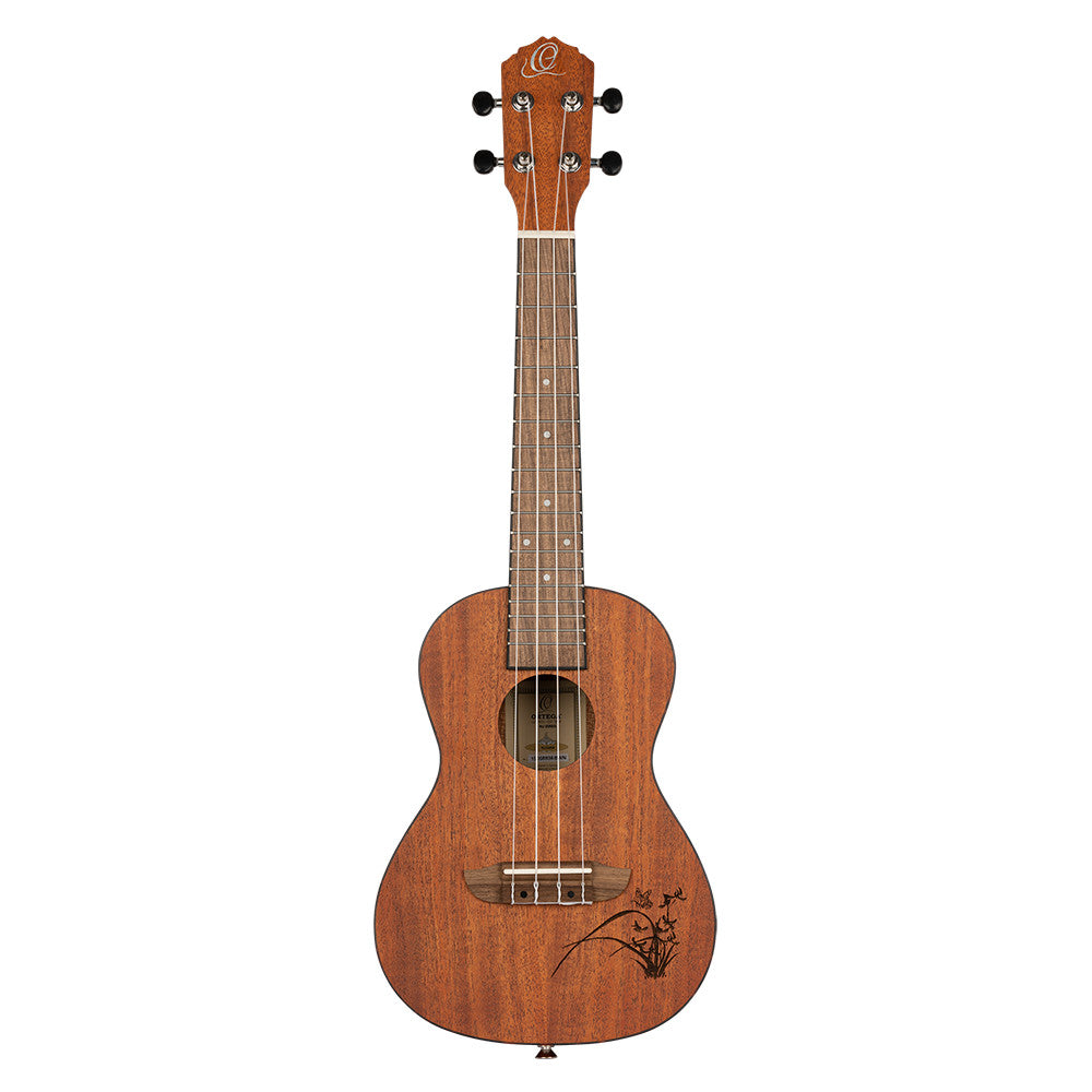 ORTEGA  Bonfire Series Concert Ukulele 4 String - Sapele Natural