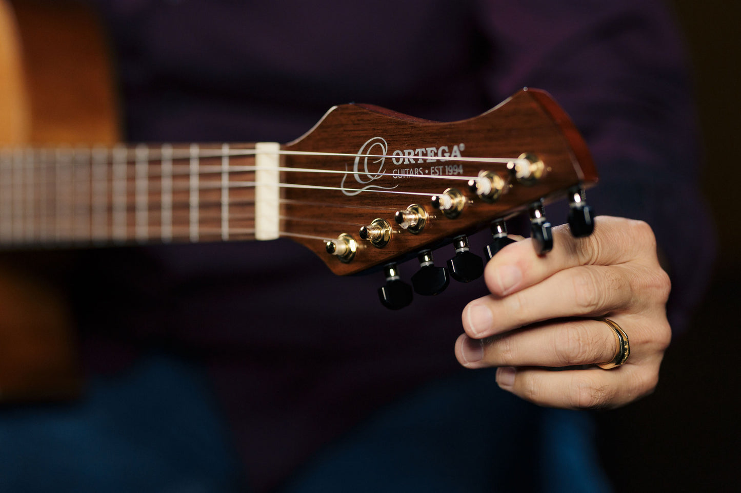 ORTEGA Ben Woods Signature Nylon String Gitarre 6-String + Ben Woods Gigbag