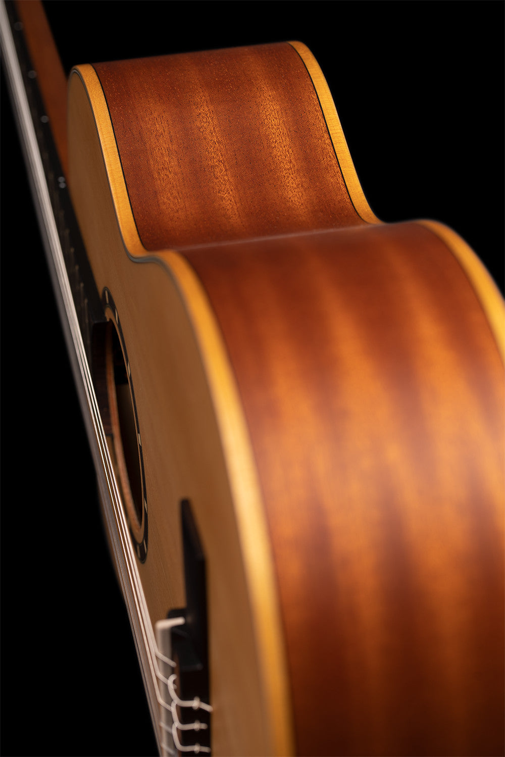 ORTEGA Family Series 3/4 Konzertgitarre 6 String Lefty - Mahagoni Natur + Bag