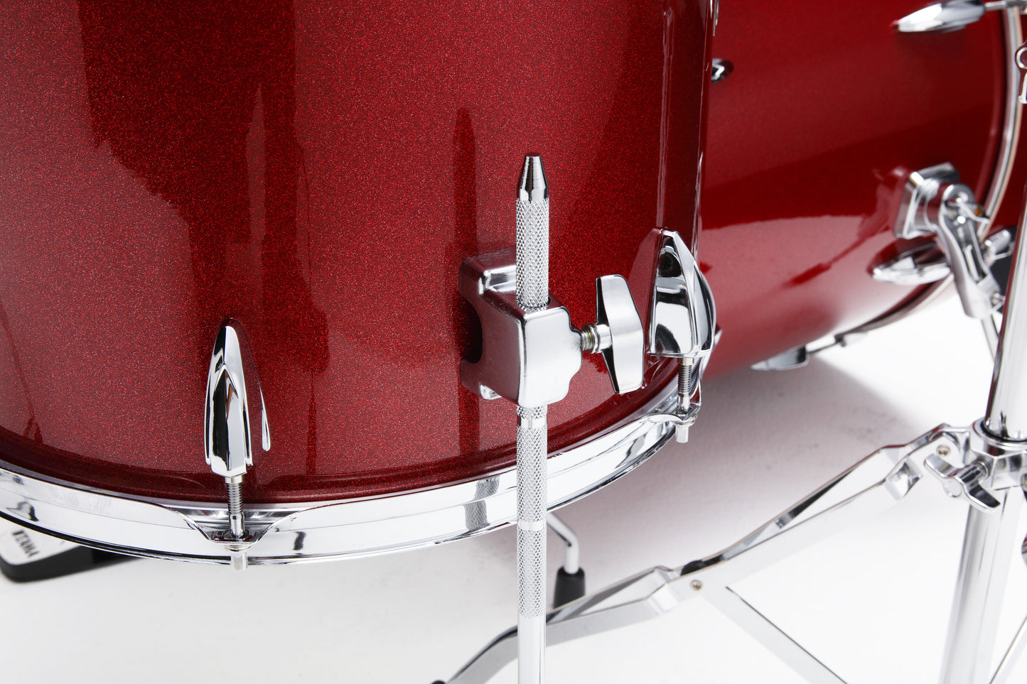 TAMA Imperialstar Drum Set 5 teilig - Burnt Red Mist/Chrom HW + MEINL Cymbals HCS Cymbal Kit/Stage Master Double-Braced Hardware Kit